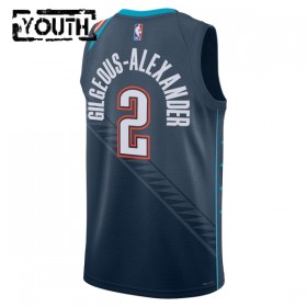 Dres Oklahoma City Thunder Shai Gilgeous-Alexander Nike 2025-26 City Edition Crno Swingman - Dječji